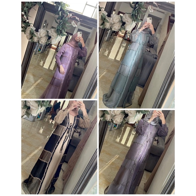 [BISA COD] Raya Dress by Kaleela [Gamis Lebaran]