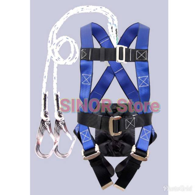 Full Body Harness Double Big Hook ECOFIT Plus Tali Dada  Safety GOSAVE Original