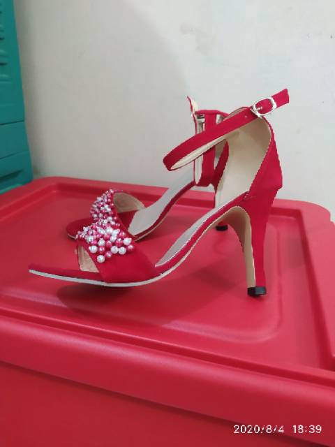 Bryan Custom Heels Wedding Prewedding Pesta Mutiara Mote (Bisa Custom)