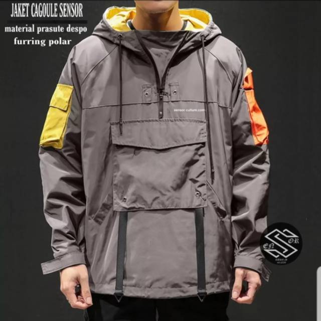  JAKET  PRIA SEMI CAGOULE  SNSR TERKINI JAKET  PRIA SEMI 