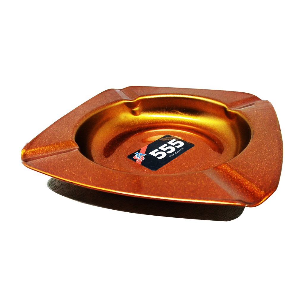 Asbak Rokok kotak Ash Tray Full stainless steel - random color