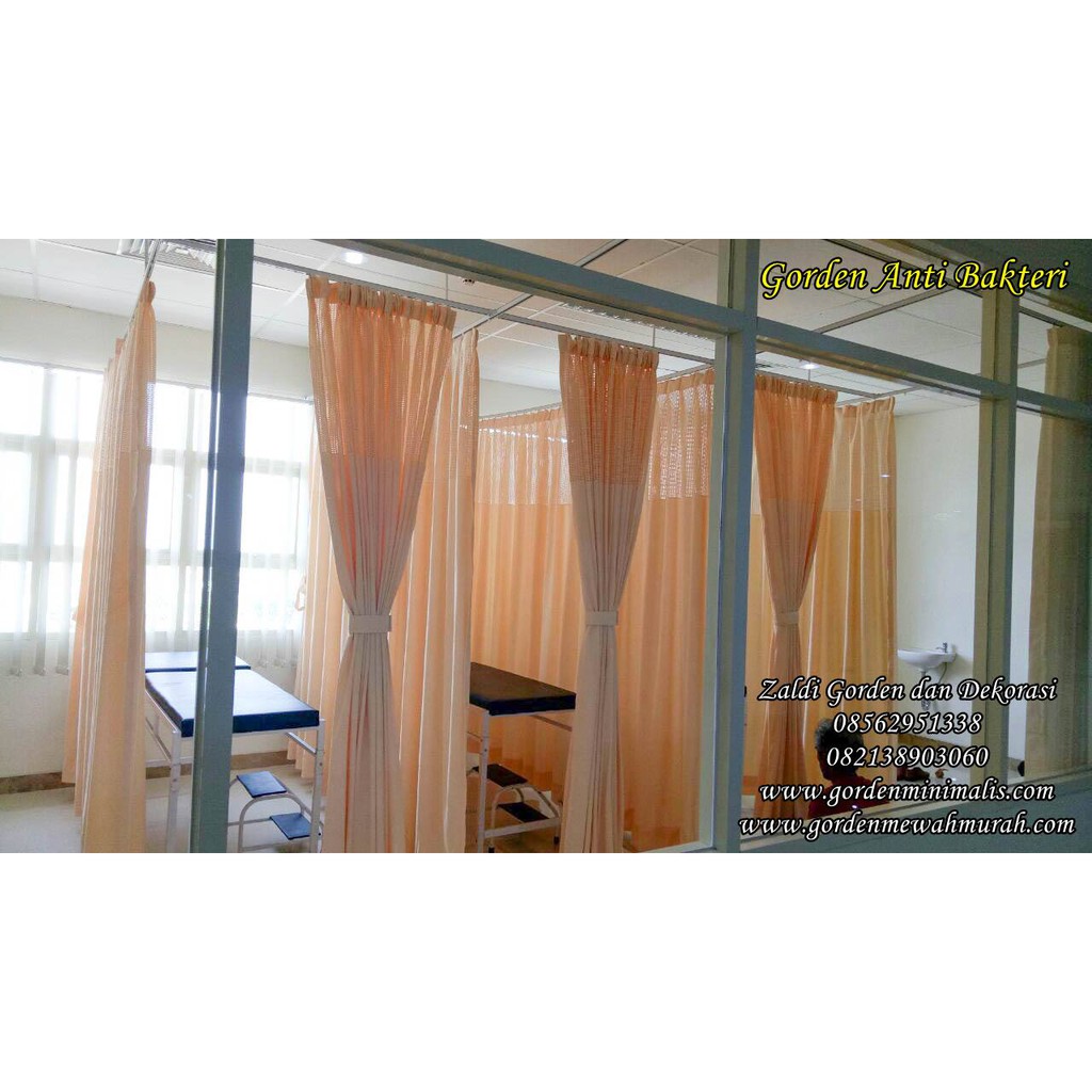 gorden rumah sakit bahan anti bakteri