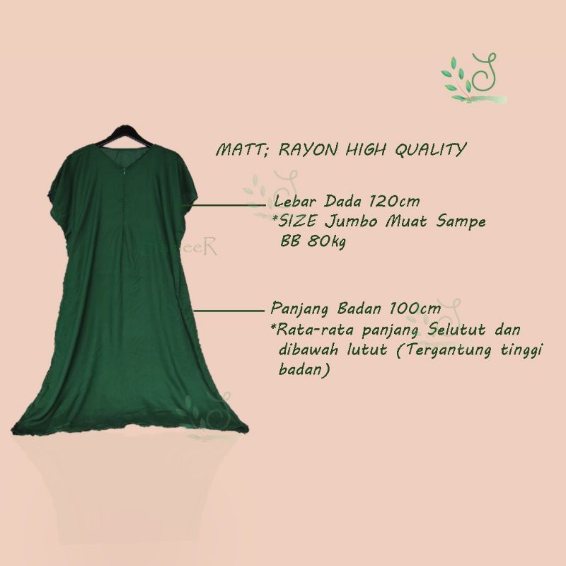 Daster Busui Jumbo Selutut Midi Dress Daster Bali Kekinian Ld 120