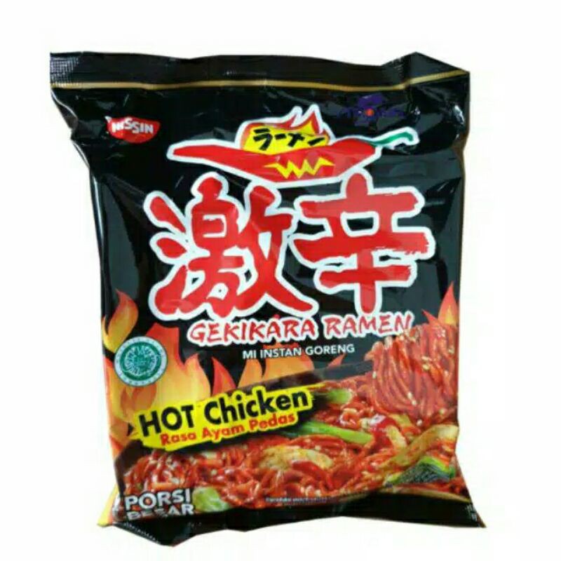

NISSSIN Hot Chicken Porsi Besar 105 gr - Gekikara Ramen