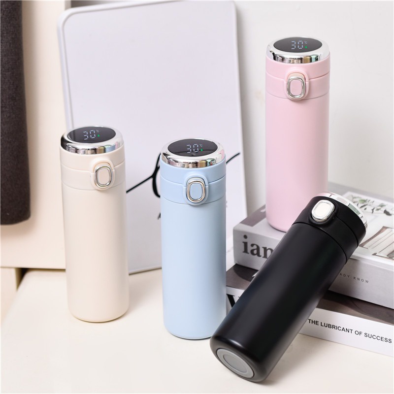 MARKAS BTL003 Botol Minum Tumblr Termos Stainless Steel Bottle Dengan Tampilan Suhu Tahan Panas Travel Size