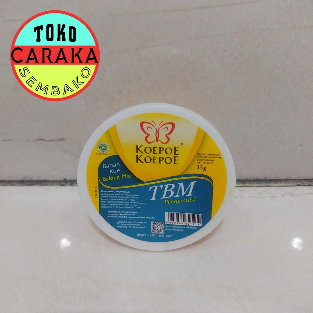 

TBM koepoe koepoe - Kupu Kupu - Pengemulsi - 35g