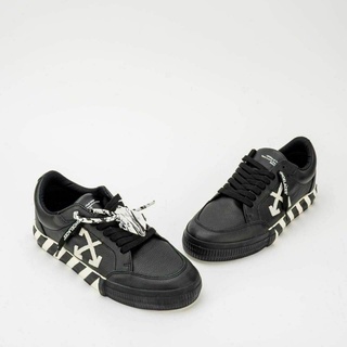 low vulcanized sneakers off white black