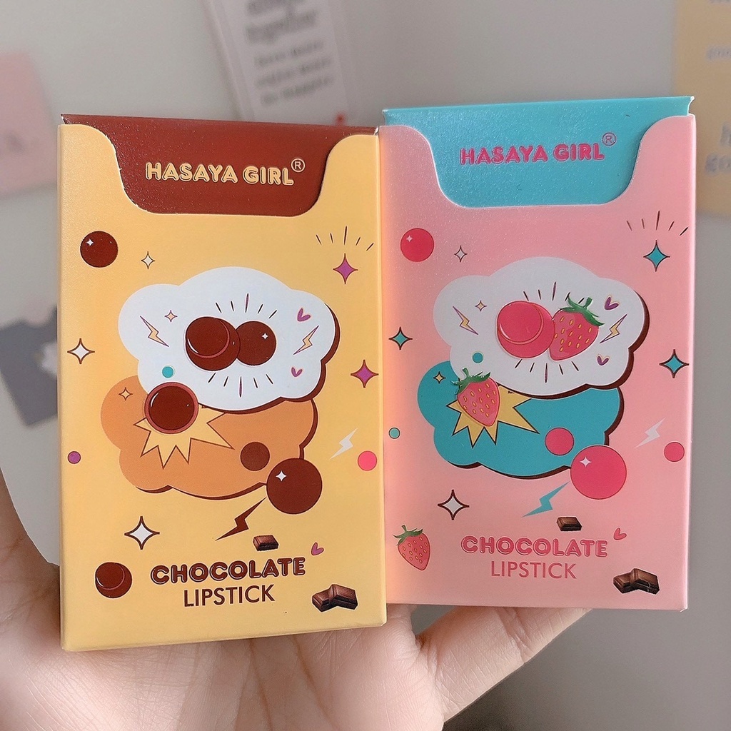 [Per Batang] Lipstick Hasaya Girl Chocolate Lipstick HH1065