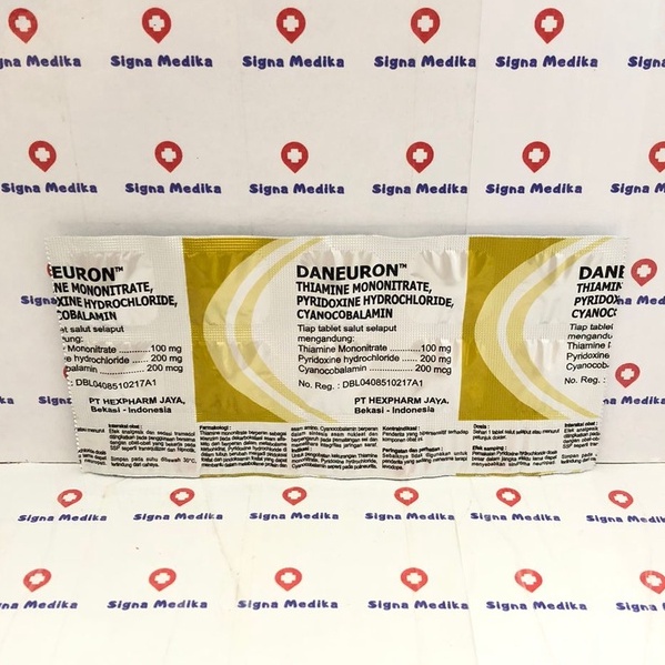 Jual Daneuron Strip Isi 10 Tablet - Vitamin B Complex | Shopee Indonesia