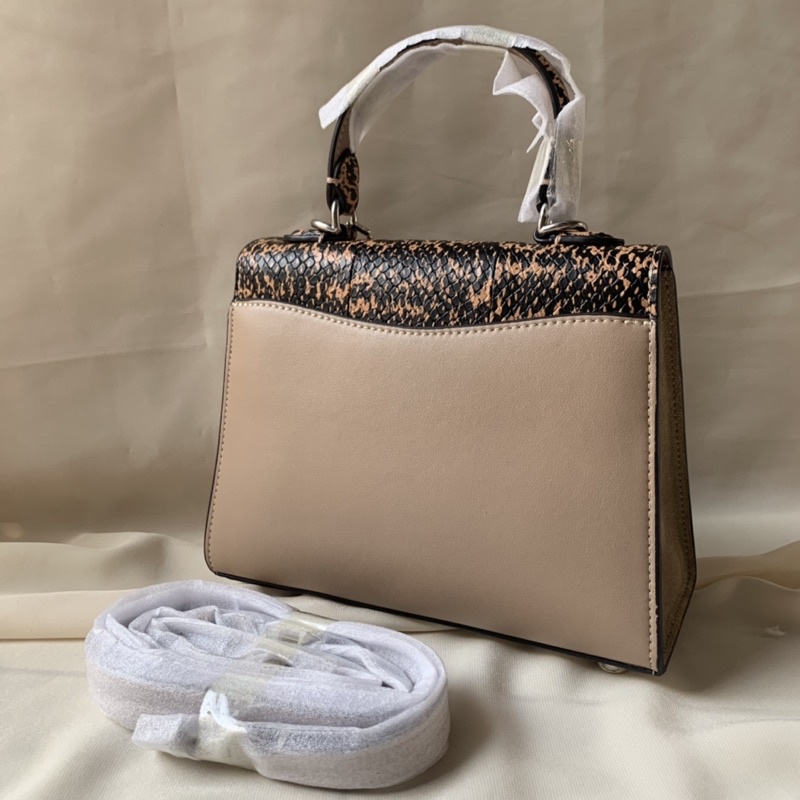 COACH TABBY 20 IN SIGNATURE CANVAS -SNAKESKIN