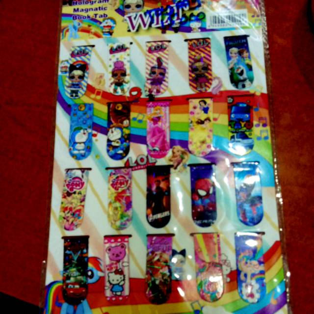 

Hologram Magnatic Book Tab