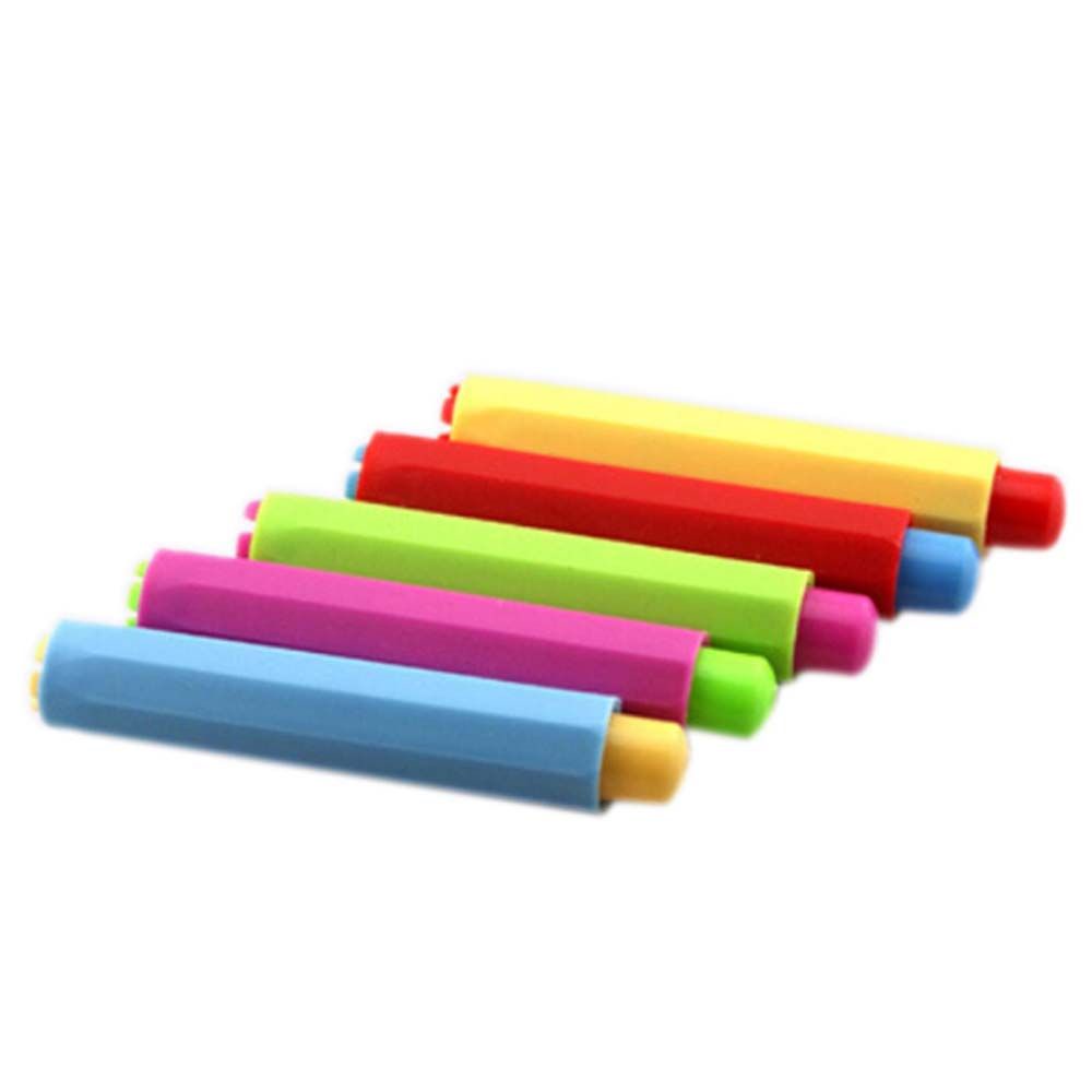 ELEGANT Stationery Chalk Holder Offuce Chalk Accessories Chalk Clip 5pcs Clean Teaching Hold Teaching On Chalkboard School Supplies Education Tool Healthy Non-toxic/Multicolor