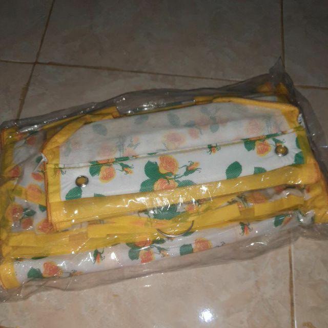 Rak Gantung 3in1 Rak Underwear Sepatu Tas Resleting