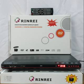 DVD VCD CD MP3 MP4 RINREI DRN533B (Body Besi) Karaoke, USB Player