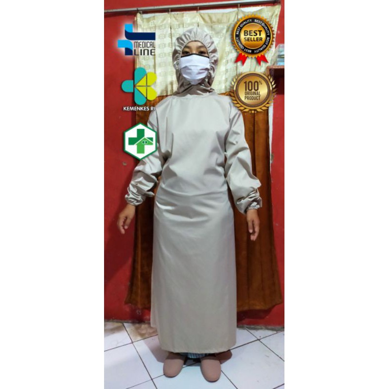 APD SURGICAL GOWN HAZMAT BISA DI CUCI STANDAR RUMAH SAKIT MEDIS WATERPROOF