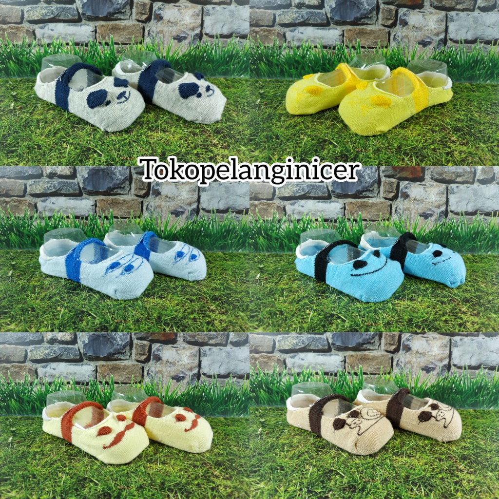 Finii Kaos Kaki Bayi Motif Lucu - Baby Sock New Born - Aksesoris Bayi 0-12 Bulan - Kaus Kaki Bayi