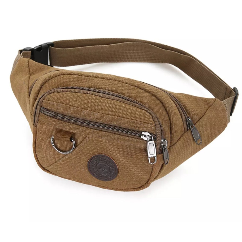 Tas pinggang  KANVAS pria Tas WaistBag Kanvas pria  Tas Kanvas Pria / Tas Import slingbag kanvas