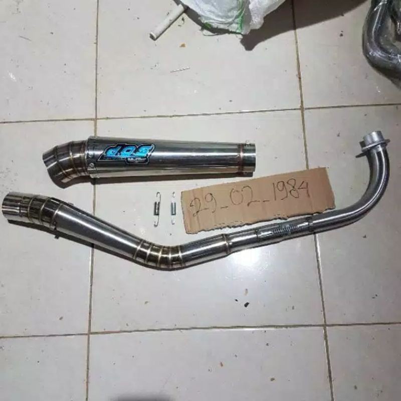 knalpot racing DOS Vega jupiter c70 astrea supra dll
