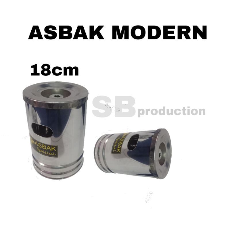 ASBAK steinlis 18cm asbak unik stenlis