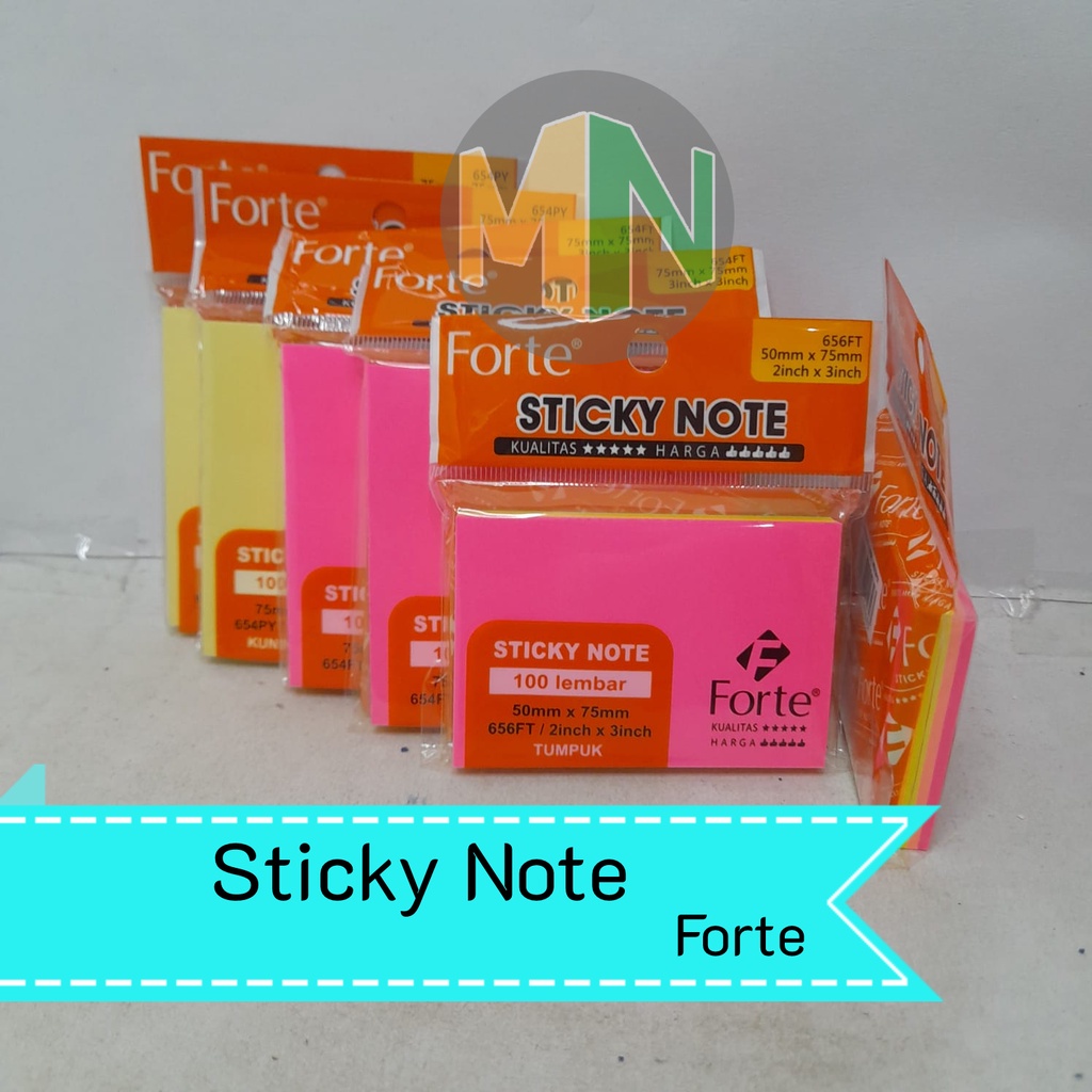 

Memo Stick Sticky Note Kertas Memo Memo Tempel Forte 100 Lembar
