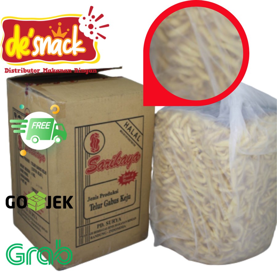 

DISTRIBUTOR/GROSIR/MAKANAN RINGAN/SNACK/CEMILAN/GABUS KEJU/TELUR GABUS KEJU