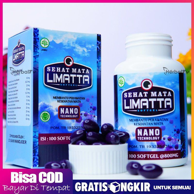 LIMATTA ORIGINAL OBAT SEGALA PENYAKIT MATA SOFTGEL LIMATTA WALATRA ASLI