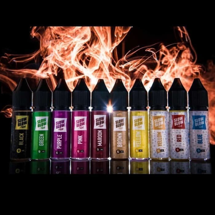 Slow Blow Slim Liquid Saltnic Salt Nic Nicotine Liquid Pods Pod Double Yellow 6mg Shopee Indonesia