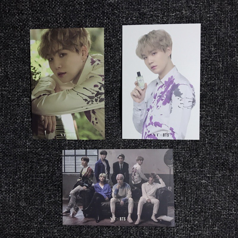 BTS SUGA Official Photocard Postcard NYEL VT AgustD