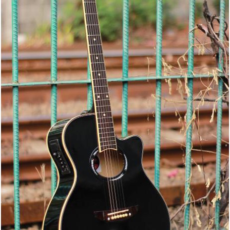 Gitar Akustik Elektrik Yamaha Apx500 Black Custom Bonus Tas Dan Senar Ajib