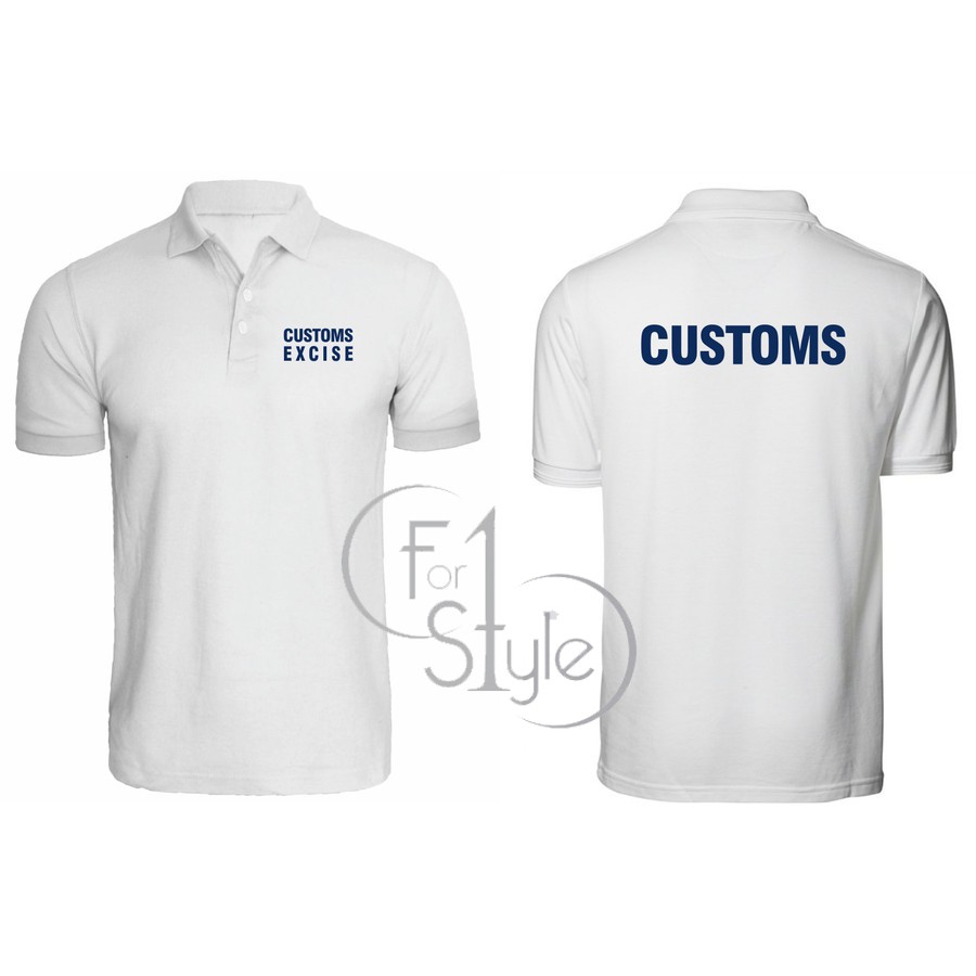 POLO SHIRT CUSTOMS BEA CUKAI NAMA CUSTOME