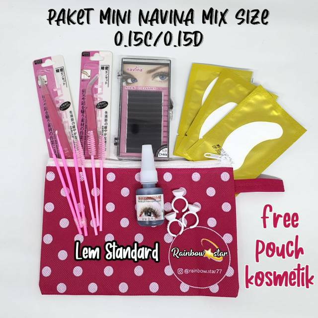 Paket Mini Eyelash Extension / Paket Eyelash Extension + Remover