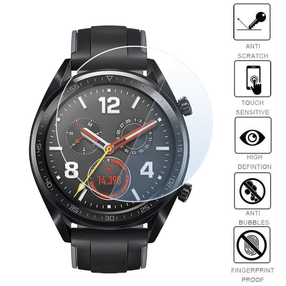 Pelindung Layar Tempered Glass Anti Pecah Untuk Huawei Watch Gt