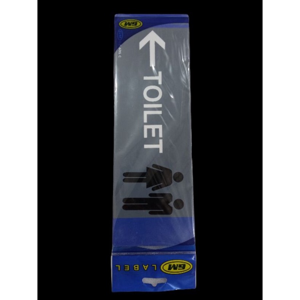 

Label GM Tulisan TOILET