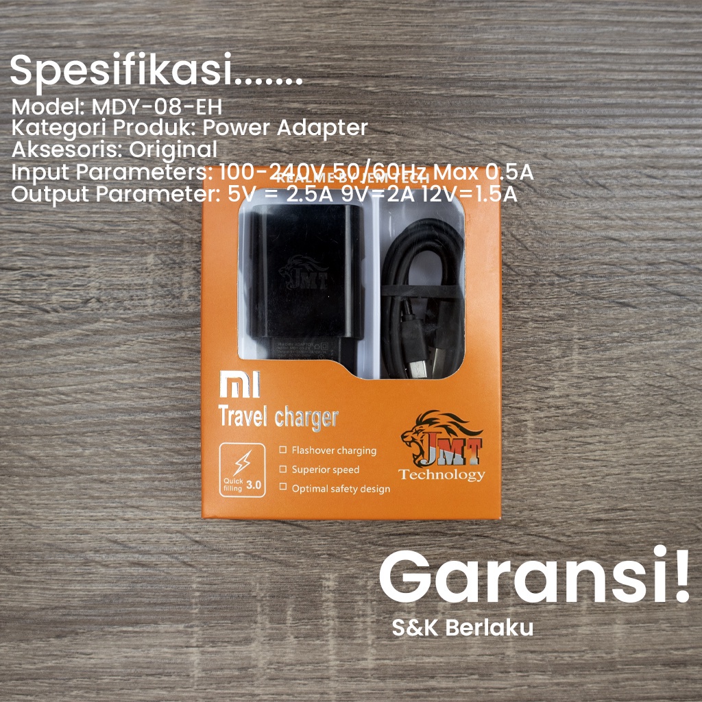 Charger Xiaomi MI 3-5 Fast Charging 2.5A 5V 9V 2.5A