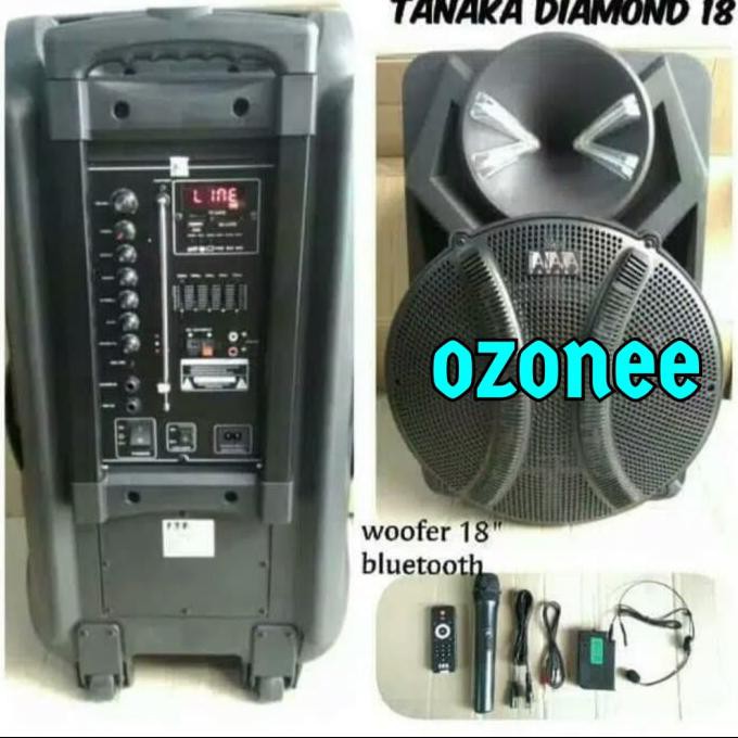 Speaker Aktif 18 Inch Portable Tanaka Diamond 18 Inch Saharaksatria