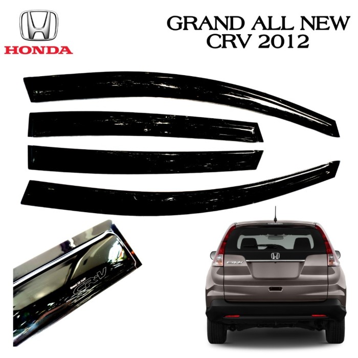 TALANG AIR MOBIL HONDA GRAND ALL NEW CRV 2012 MODEL SLIM AKRILIK HITAM