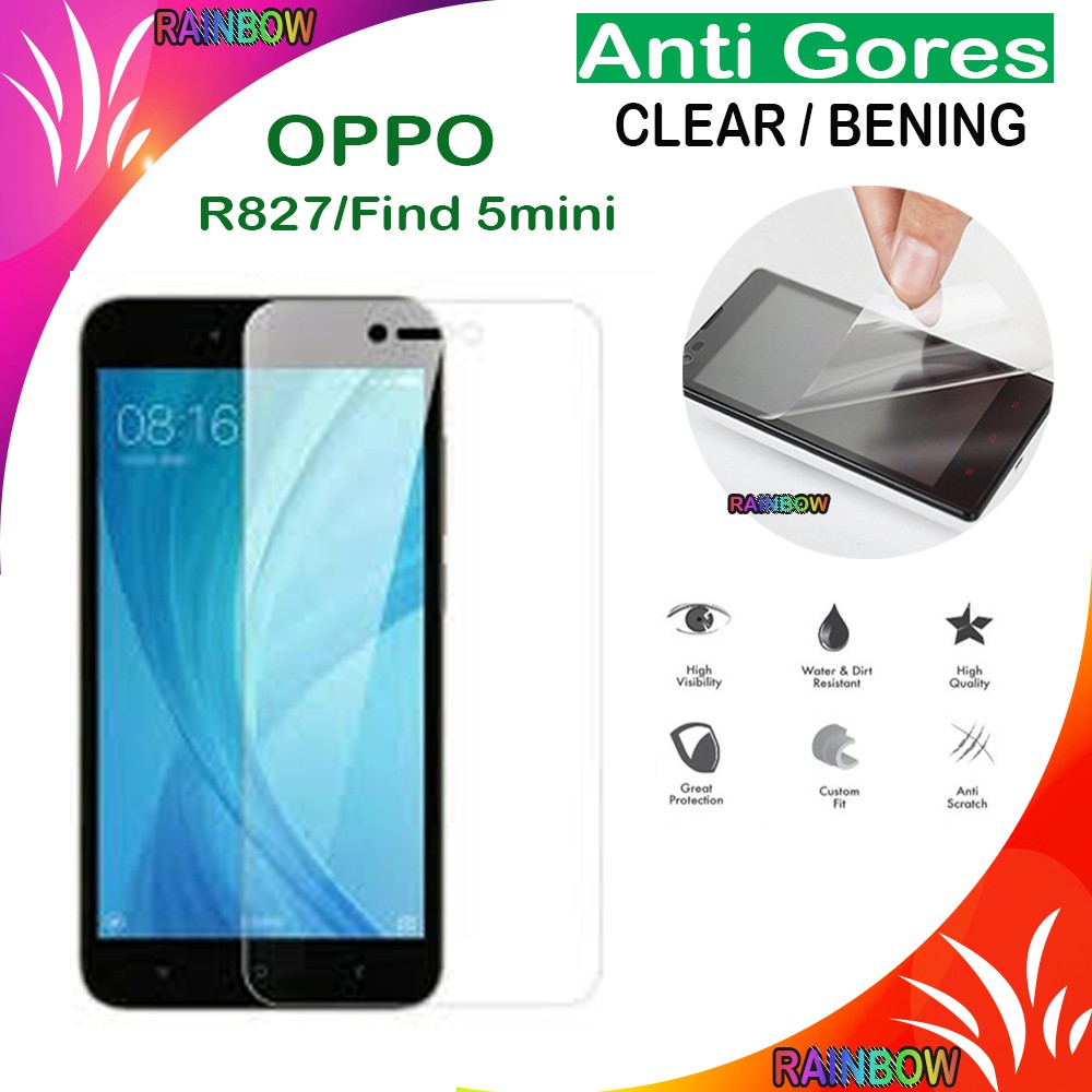 Anti Gores Untuk Iphone 5C / Iphone 5G Fullset / Nokia X2 /Oppo R1001 /Oppo R827 /Oppo Neo 3 R831K Screenguard Pelindung Layar Gadget AntiGores Screen Protector HP Handphone Screen Clear Bening