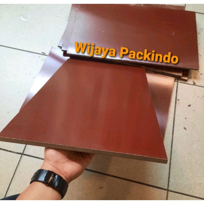 Ebonit Lembaran 2mm x 50cm x 50cm - Pertinax Ebonit Novotex Potongan Custom