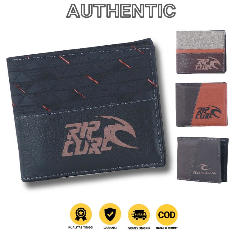 AUTHENTIC Dompet Lipat Pria Cowok Koin Remaja Fashion Dompet Pria Bahan Kulit Sintetis JP07 884BY Men Wallet Leather Original