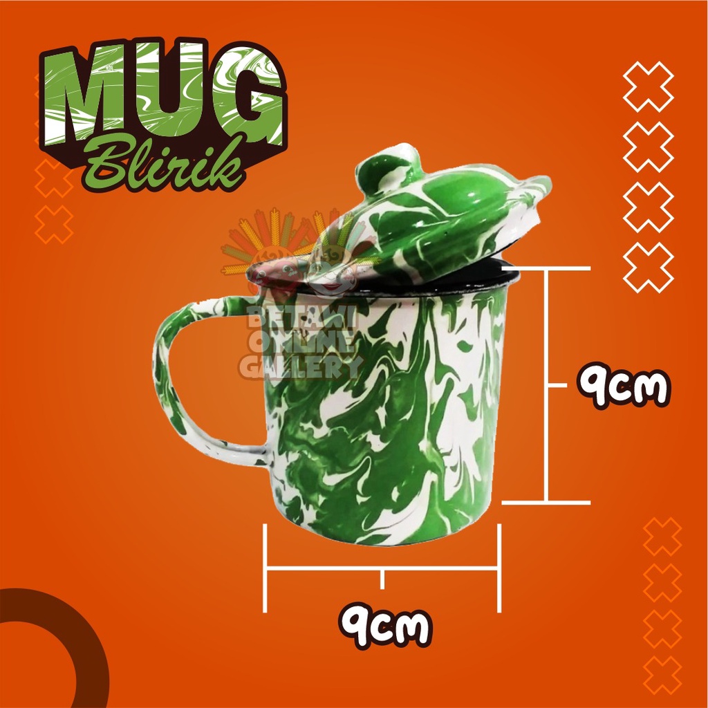 Mug Belirik 9 cm [SATUAN]