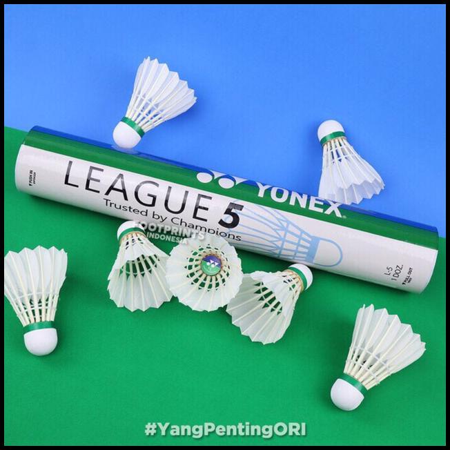Kok Yonex League 5 Shuttlecock Badminton Bulutangkis Original Asli Ori