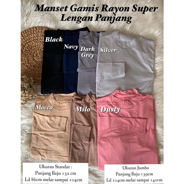 Manset Gamis/Manset Dress Rayon Super Adem