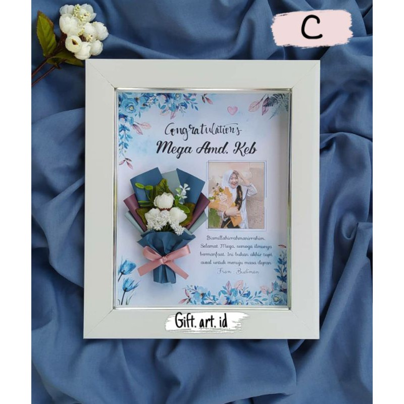 BUKET IN FRAME/PIGURA POP UP 3D/BUKET IN FRAME/PIGURA 3D 20X20CM