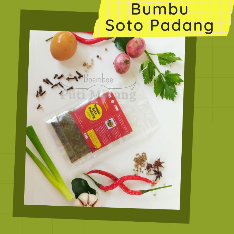 

(150gram) BUMBU SOTO PADANG_ 100% Asli Padang Masak Tanpa Ribet tetap Maknyus, Murah & Nagih