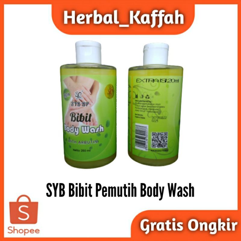 Bibit Pemutih BODY WASH SYB BP Moisturizer Original 250ml Merawat Kelembapan Kulit Original Asli 100%