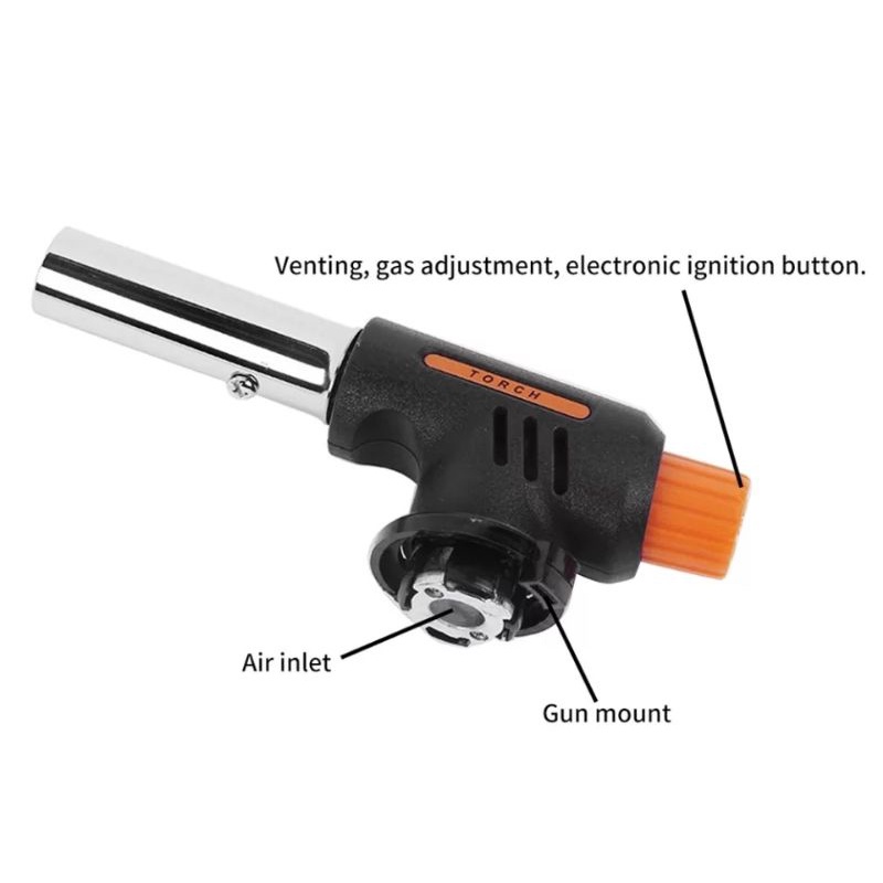 Kepala Gas Torch Butane BBQ Pemantik Api Portable Flame Gun Non Inverter - Firetric 807