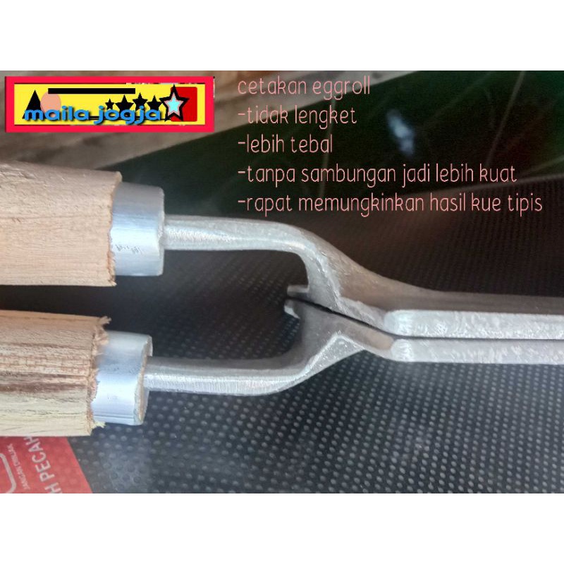 cetakan kue semprong egg roll eggroll sempe gapit opak gambir