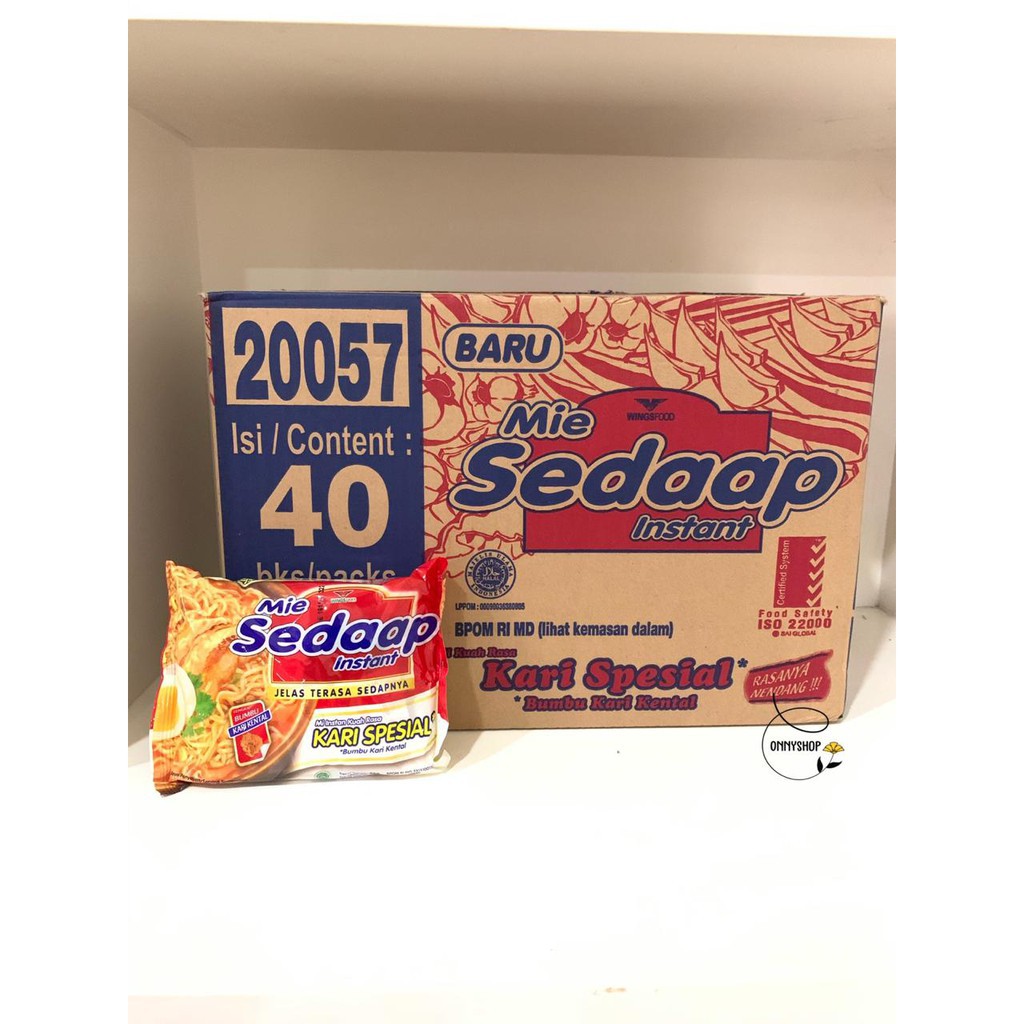 

Mie Sedaap Rs kari kental spesial isi 40 pcs/KARTON