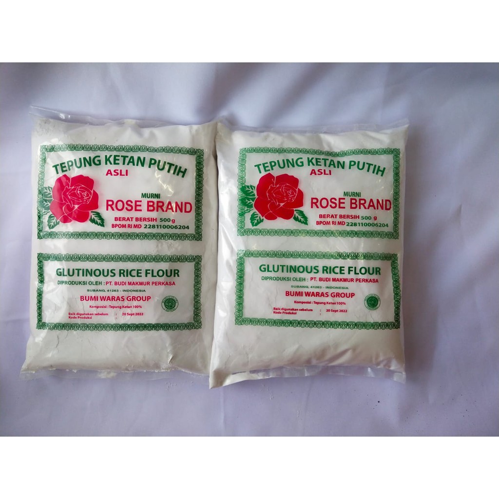 

TEPUNG KETAN PUTIH ROSE BRAND 500 GRAM