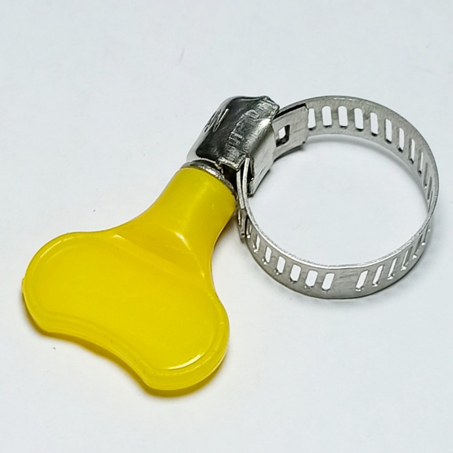 Klem Selang - Hose Clamp 7/8&quot; With Handle Winn-Gas / Klem Selang  Kuning 7/8&quot;